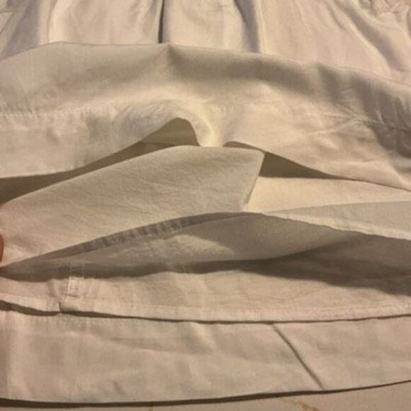 Crown & Ivy Flutter Sleeve Embroidered Top Sz M Lined Boho Babydoll - Picture 10 of 12